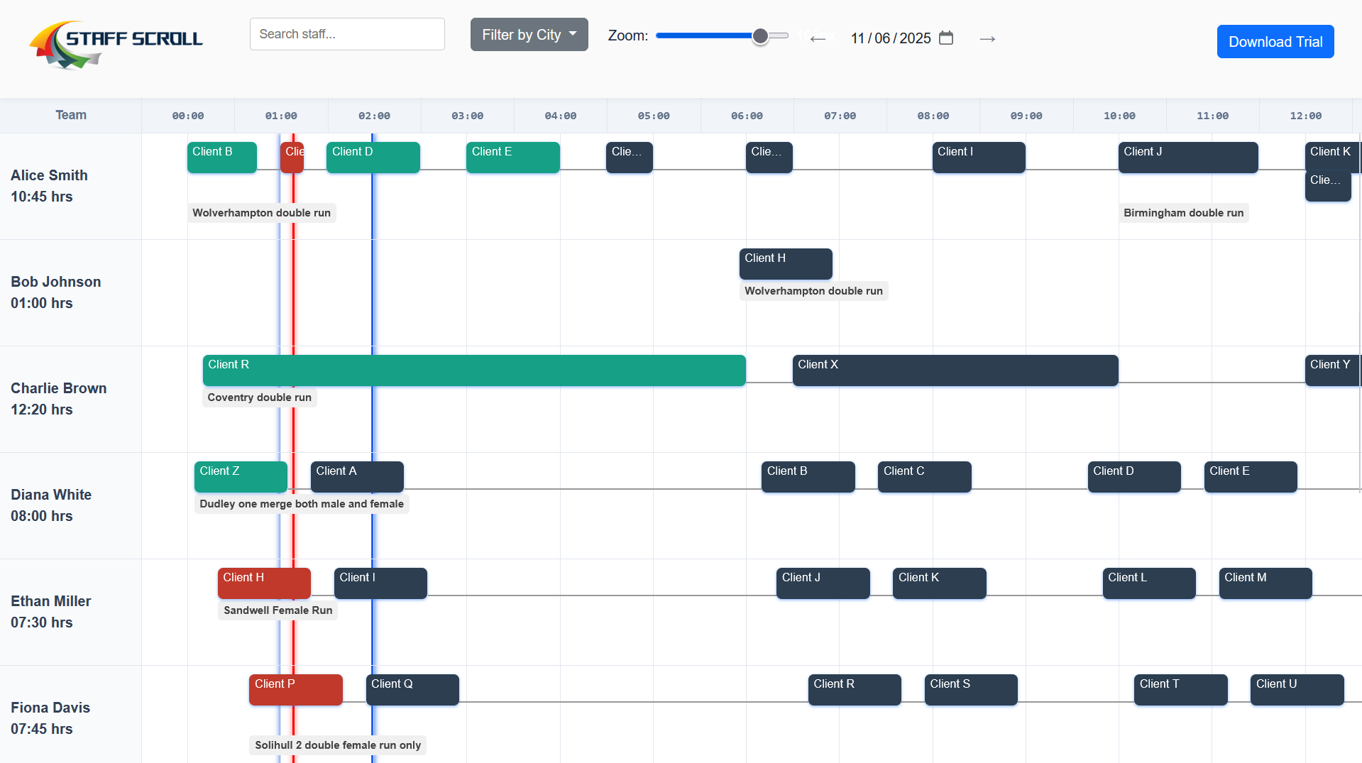 Timeline Scheduling V1