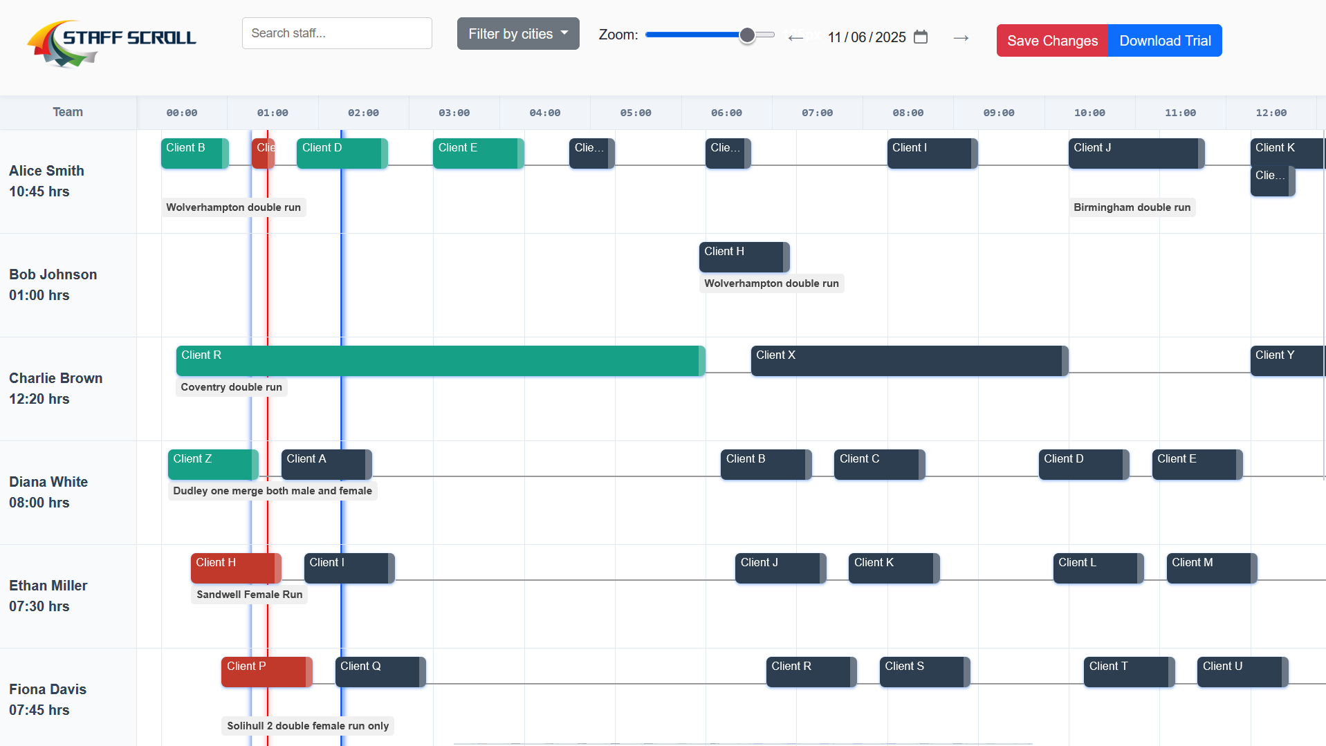 Timeline Scheduling V2